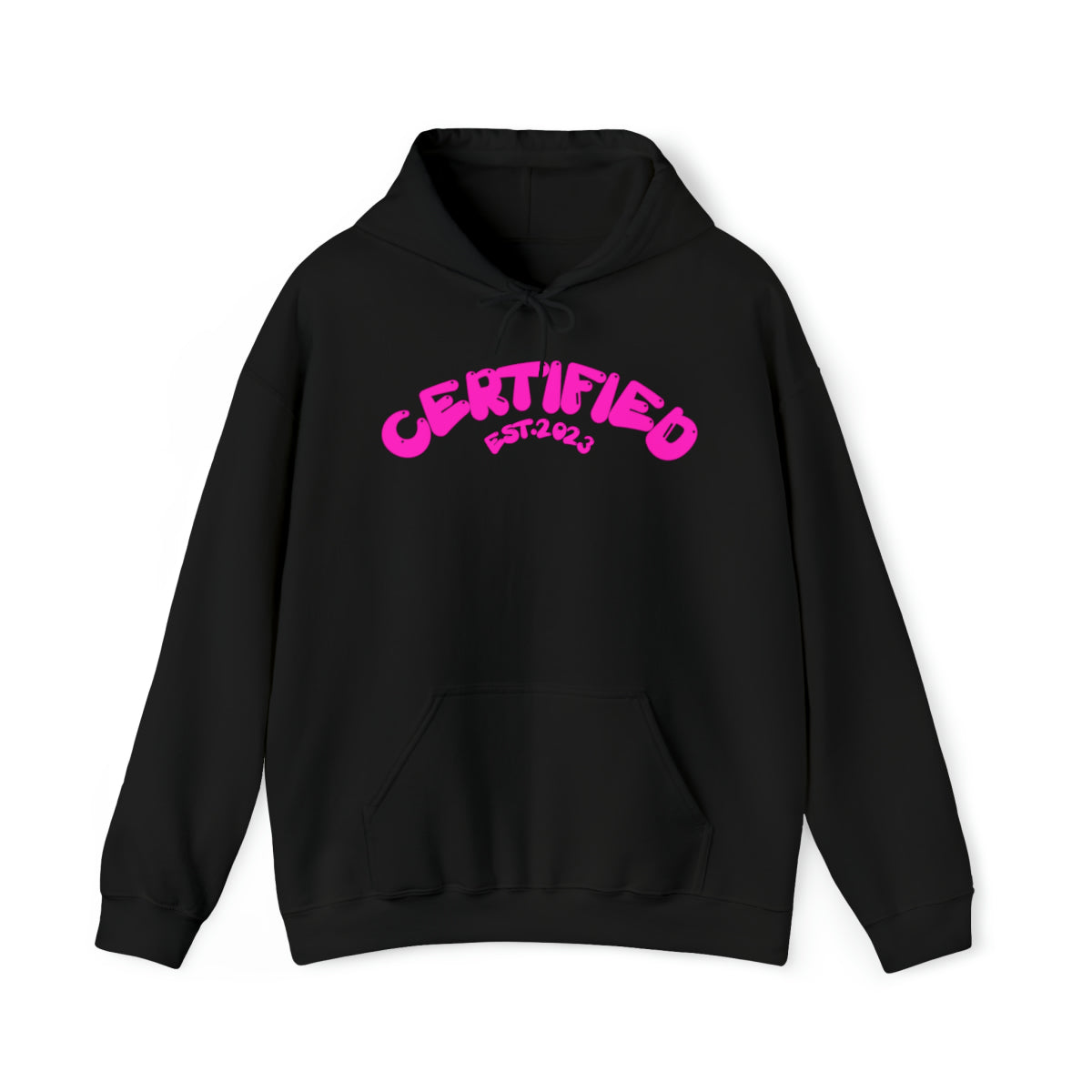 PINK LOGO HOODIE